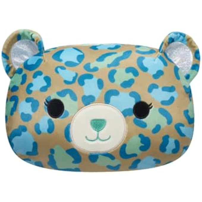 Kellytoy 12 INCH MEDIUM PLUSH ENOS DARK GREEN LEOPARD STACKABLES OFFICIALLY LICENSED KELLYTOY PLUSH TOY COLORFUL SOFT GIFT FOR KIDS GIRLS & BOYS WASHABLE SQUISHY STUFF TOY MULTICOLOR ALL AGE - Image 1